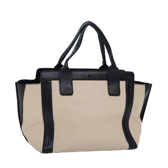 Chloe Handbags - Chloe Tote Bag Leather Beige Auth hk1510